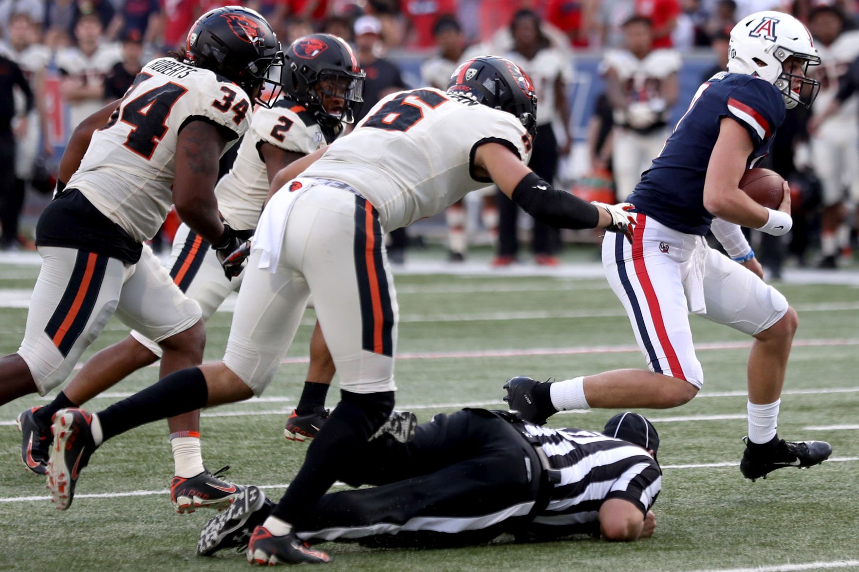 Arizona vs Oregon State football, homecoming